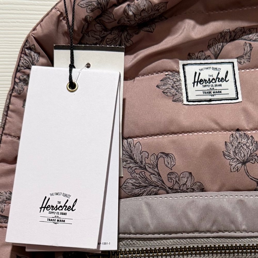 Herschel Supply Company Pink Floral Backpack - Picture 2 of 5
